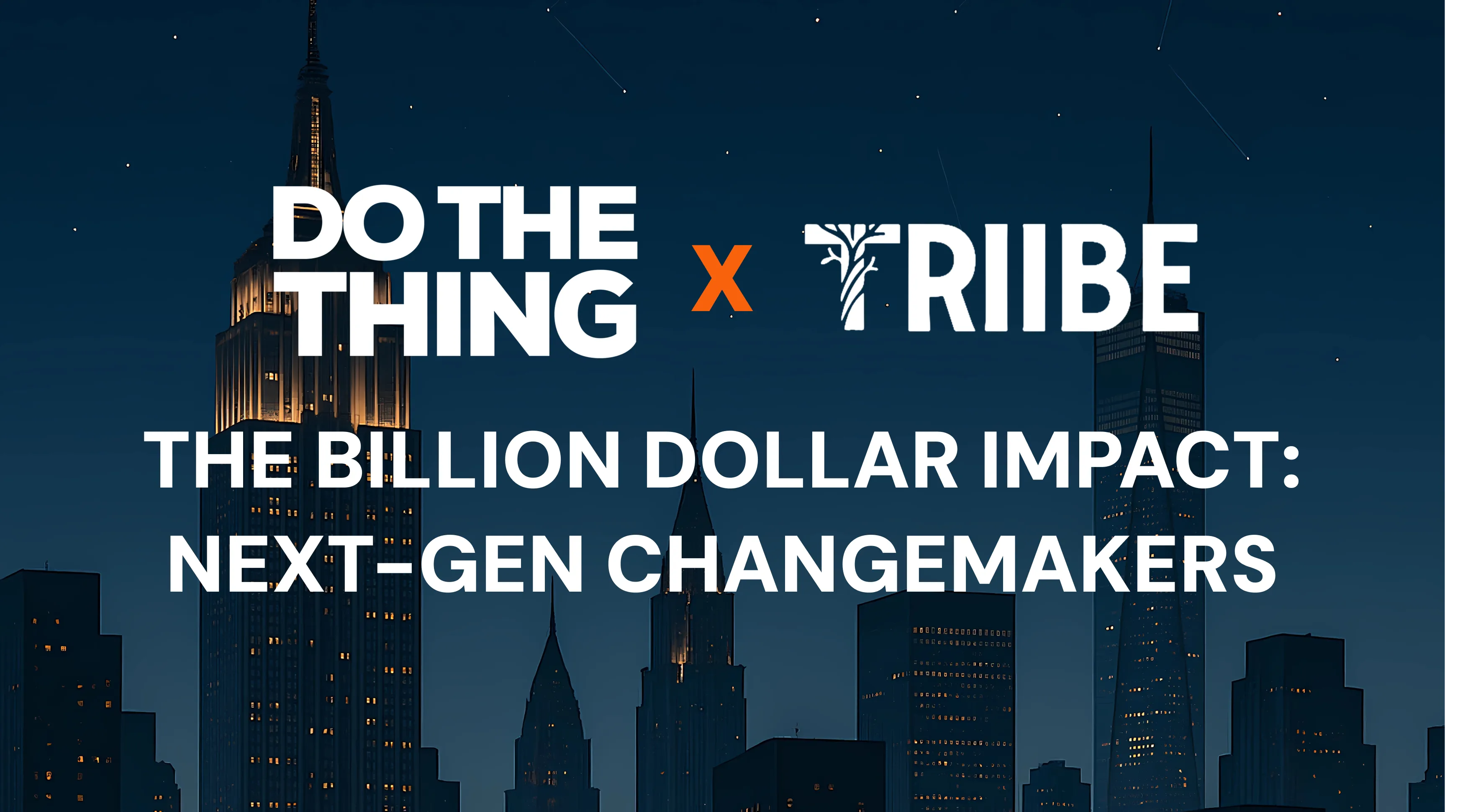 TRIIBE Next-Gen Changemaker Summit Invitation